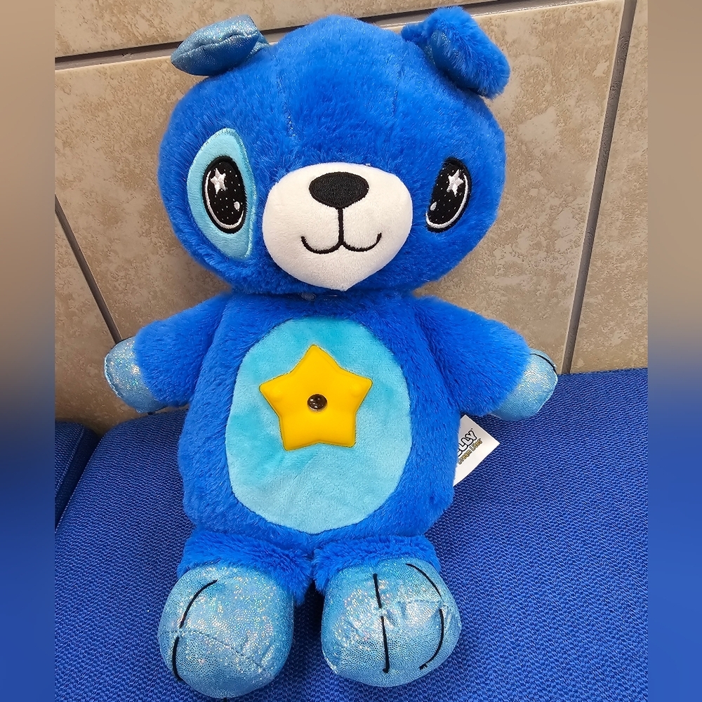 Star Belly Dream Lites Blue Puppy Night Light Stuffed Animal